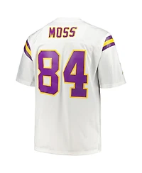 Men's Mitchell & Ness Randy Moss White Minnesota Vikings Big and Tall 1998 Legacy Retired Player Jersey