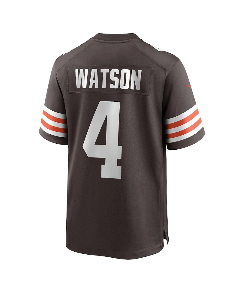 Men's Nike Deshaun Watson Brown Cleveland Browns Game Jersey
