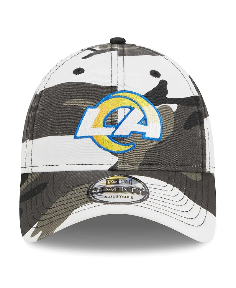 Youth Boys and Girls New Era Camo Los Angeles Rams 9TWENTY Adjustable Hat