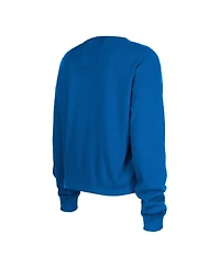 Women's New Era Royal Los Angeles Rams Thermal Crop Long Sleeve T-shirt