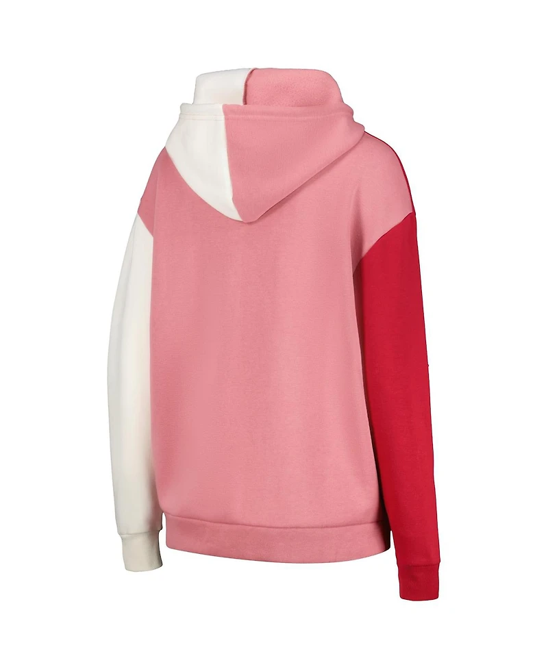 Women's Gameday Couture Cardinal Usc Trojans Hall of Fame Colorblock Pullover Hoodie