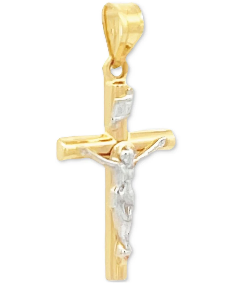 Small Crucifix Pendant in 14k Gold