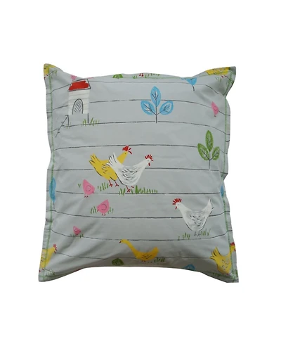 Cockadoodle European Sham for Kids