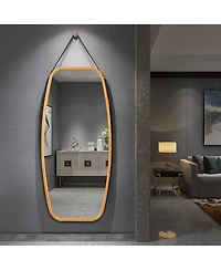 39'' Modern Rectangle Wall Hanging Framed Mirror