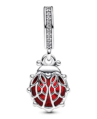 Pandora Mixed Stone Red Ladybird Dangle Charm