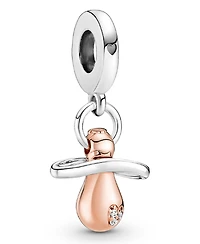 Pandora Cubic Zirconia Baby Pacifier Dangle Charm