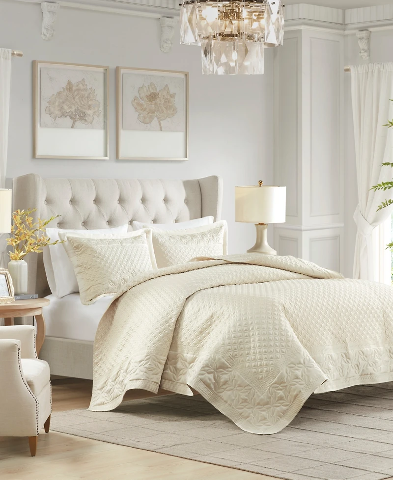 Closeout! Croscill Versailles 3-Pc. Quilt Set