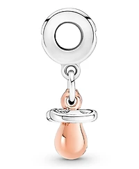 Pandora Cubic Zirconia Baby Pacifier Dangle Charm