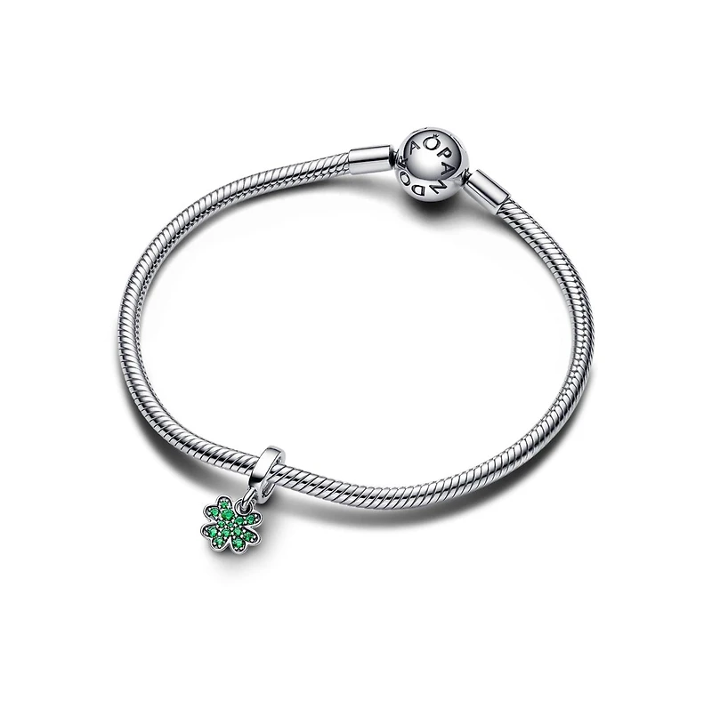 Pandora Crystals Four Leaf Clover Dangle Charm