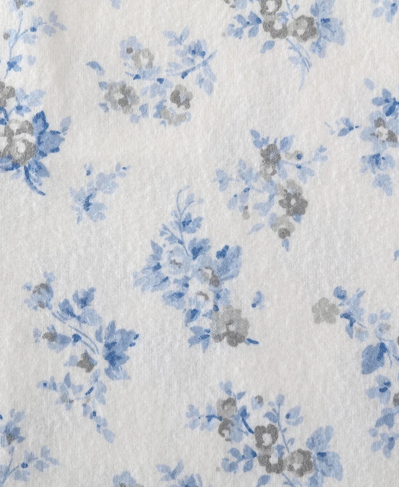 Laura Ashley Cotton Flannel 3 Piece Sheet Set, Twin