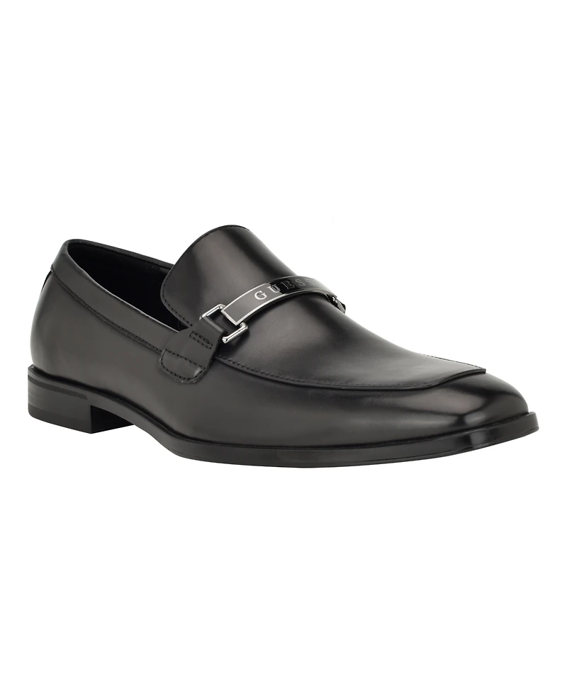Guess Men's Hisoko Square Toe Slip On Dress Loafers