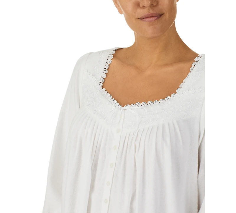 Eileen West Women's Cotton Flannel Ballet Nightgown