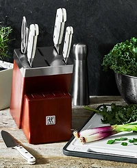 Zwilling Pro Le Blanc 7-Piece Self-Sharpening Knife Block Set