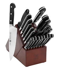 Zwilling Pro 22-Piece Knife Block Set with Forged Steak Knives