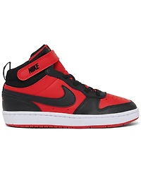 Nike Little Kids Court Borough Mid 2 Adjustable Closure Casual Sneakers from Finish Line