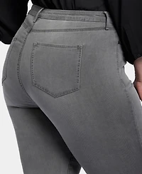 Nydj Plus High Rise Billie Slim Bootcut Jeans