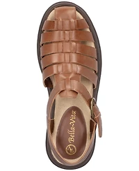 Bella Vita Women's Sinclaire Lug Sole Fisherman Sandals