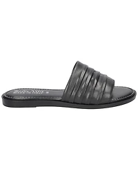 Bella Vita Women's Italy Rya-Italy Flat Slide Sandals