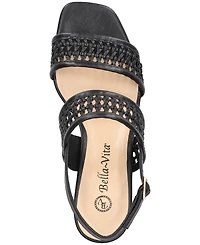Bella Vita Women's Xannon Block Heel Sandals