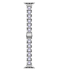 Posh Tech Women's Amelia Skinny Stainless Steel Band for Apple Watch Band Size- 42mm, 44mm, 45mm, 49mm