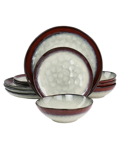 Elama Samara 12 Pc. Dinnerware Set, Service for 4