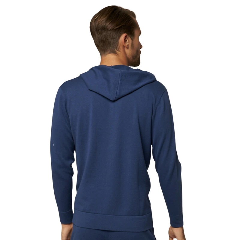 Bellemere New York Men's Cotton Cashmere Full Zip Hoodie