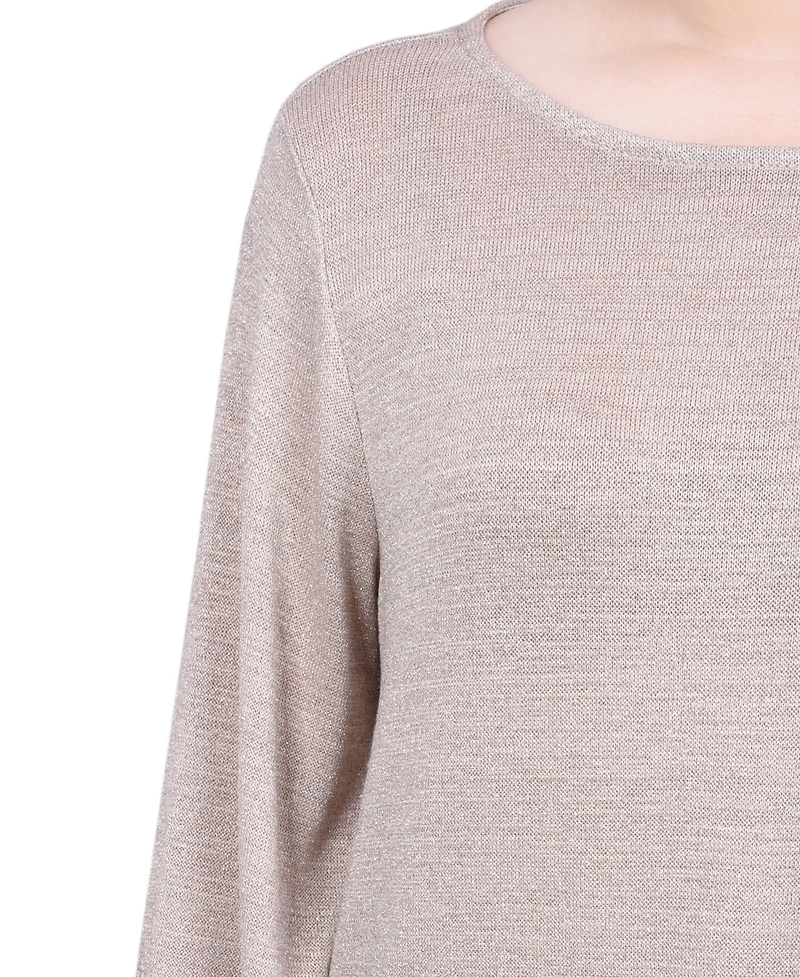 Ny Collection Women's Long Sleeve Tunic Top
