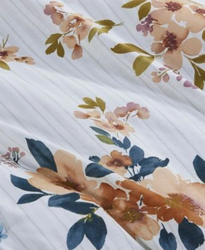 Madison Park Jules 5 Pc. Cotton Floral Comforter Set