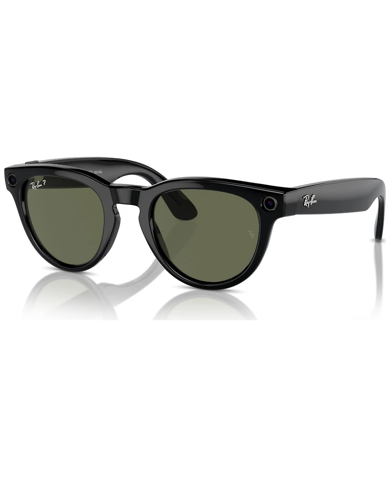 Ray-Ban Unisex Ai Meta Gen1 Headliner Polarized Sunglasses, RW4009
