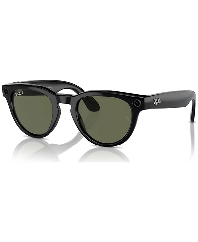 Ray-Ban Unisex Ai Meta Gen1 Headliner Polarized Sunglasses, RW4009