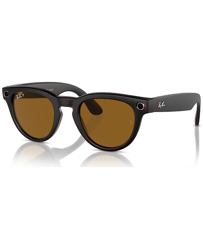 Ray-Ban Unisex Ai Meta Gen1 Headliner Polarized Sunglasses, RW4009