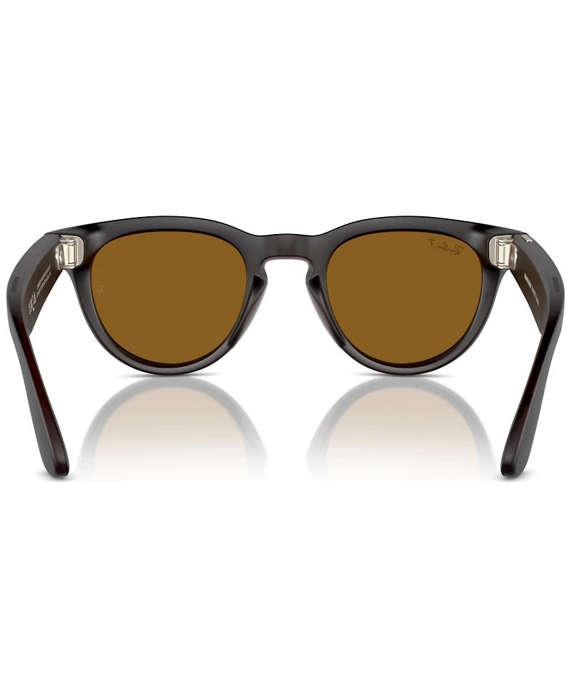 Ray-Ban Unisex Ai Meta Gen1 Headliner Polarized Sunglasses, RW4009