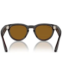 Ray-Ban Unisex Ai Meta Gen1 Headliner Polarized Sunglasses, RW4009