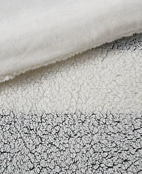Madison Park Hollis Sherpa 2-Piece Comforter Set, Twin
