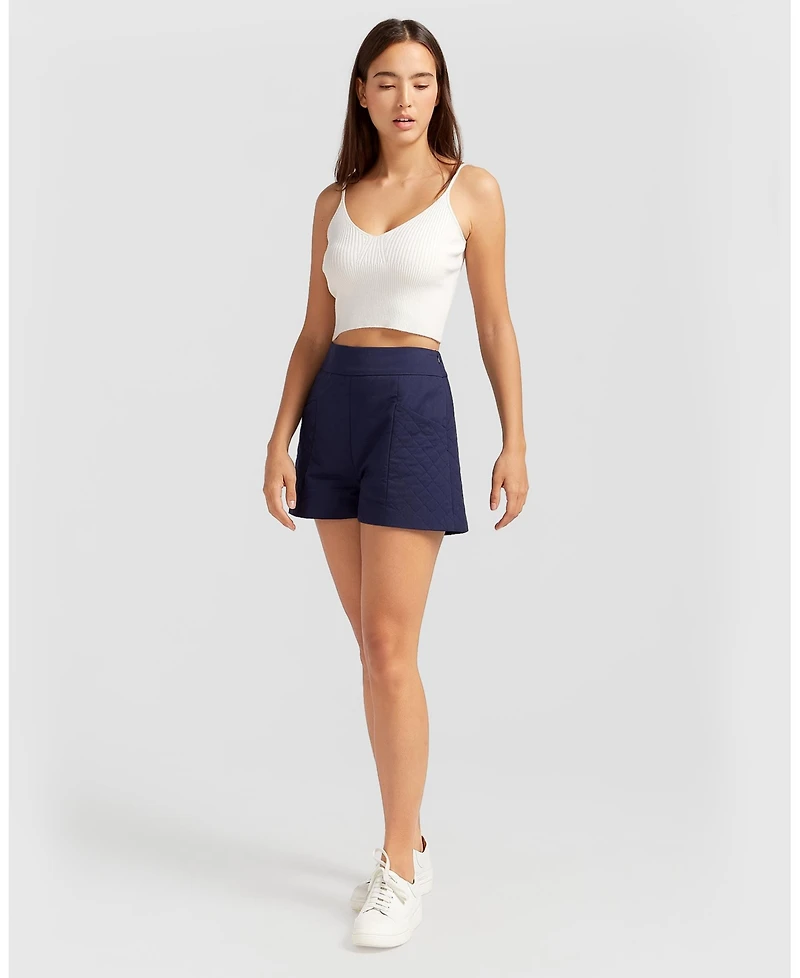Belle & Bloom Women's A Kind Of Magic Quilted Shorts