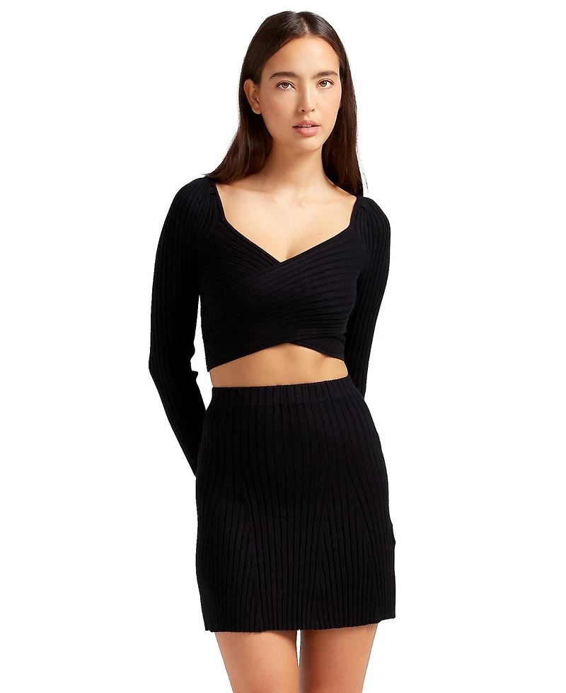 Belle & Bloom Women's C'est Knit Mini Skirt