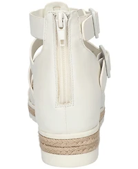 Easy Street Women's Simone Zip Wedge Sandals