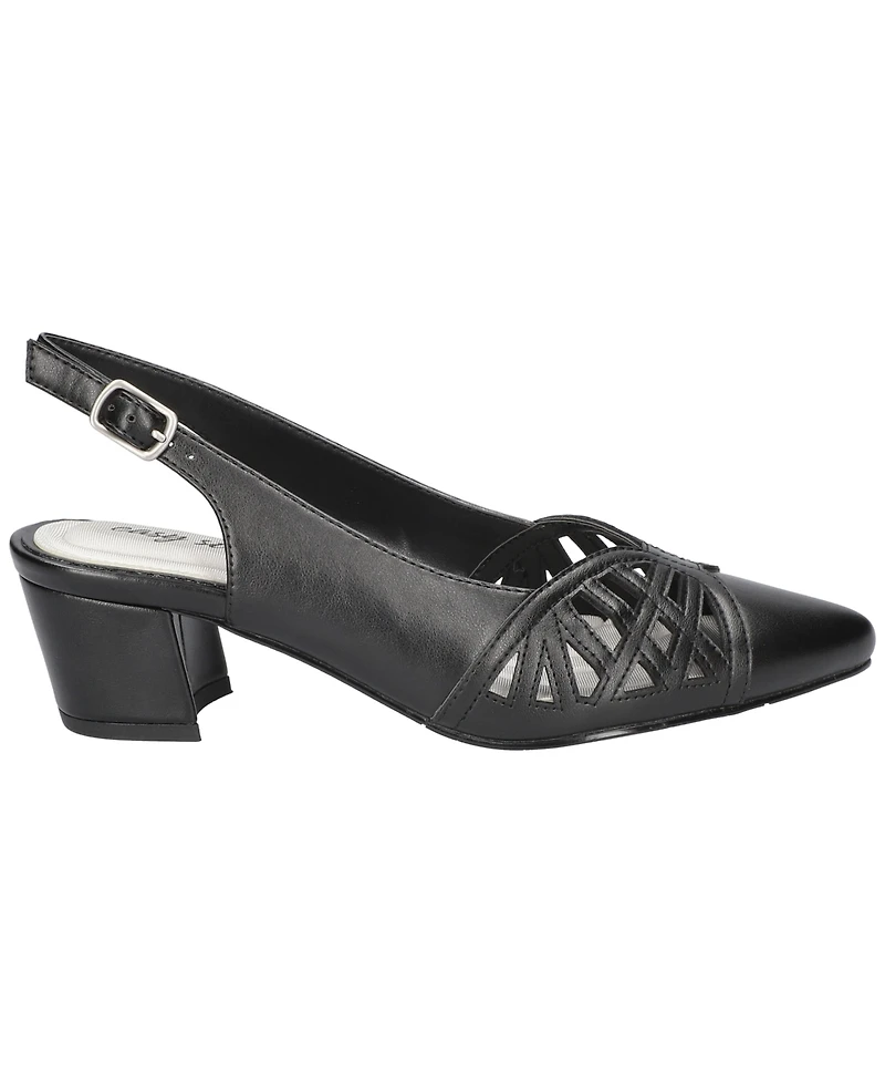 Easy Street Women's Bizzy Buckle Slingback Pumps
