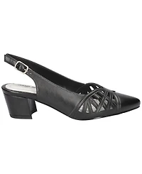 Easy Street Women's Bizzy Buckle Slingback Pumps