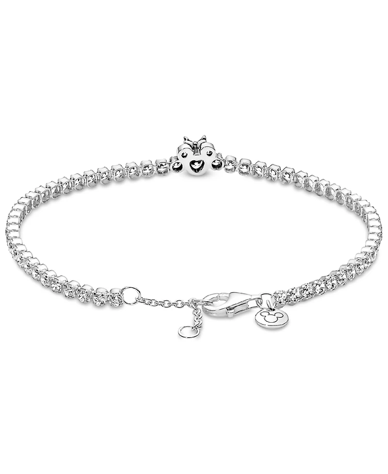 Pandora Cubic Zirconia Disney Minnie Mouse Tennis Bracelet