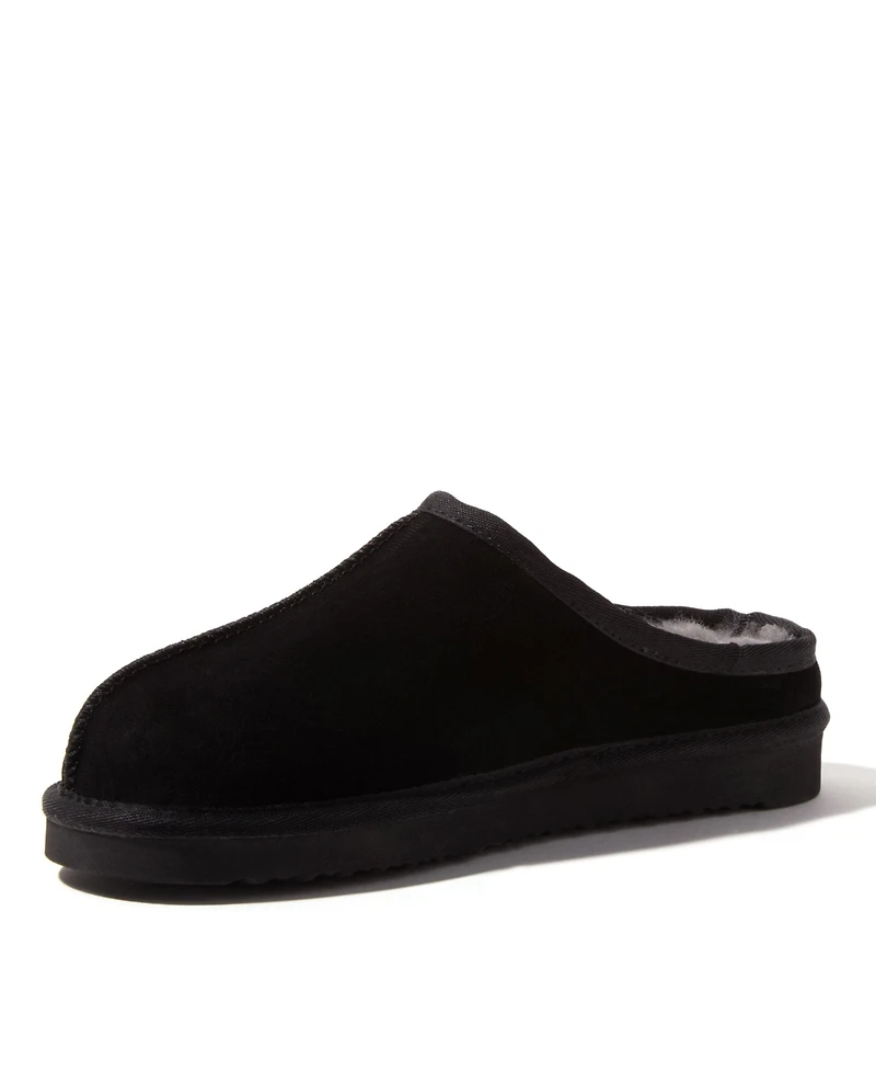 Fireside By Dearfoams Women's Greta Genuine Shearling Clog Slipper