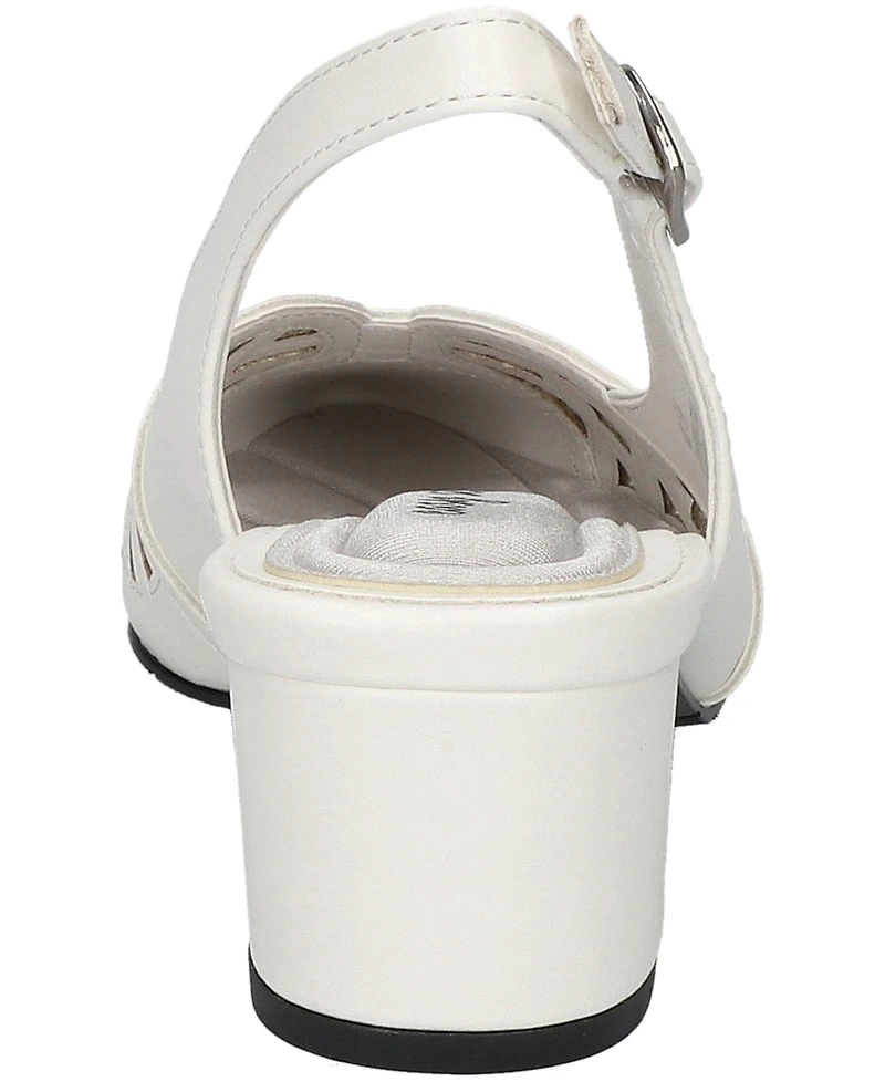 Easy Street Women's Bizzy Buckle Slingback Pumps