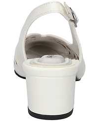 Easy Street Women's Bizzy Buckle Slingback Pumps