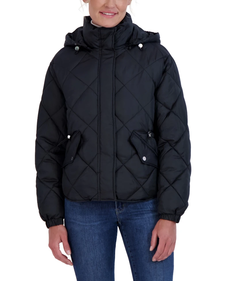 Sebby Juniors' Juniors' Diamond Quilt Puffer Jacket