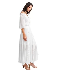 Belle & Bloom Women's Amour Ruffled Midi Dress