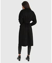 Women Belle & Bloom Boss Girl Double Breasted Lined Wool Coat