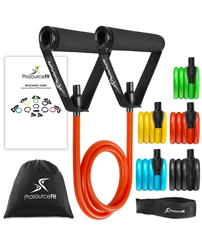 Tube Resistance Bands Set with Attached Handles