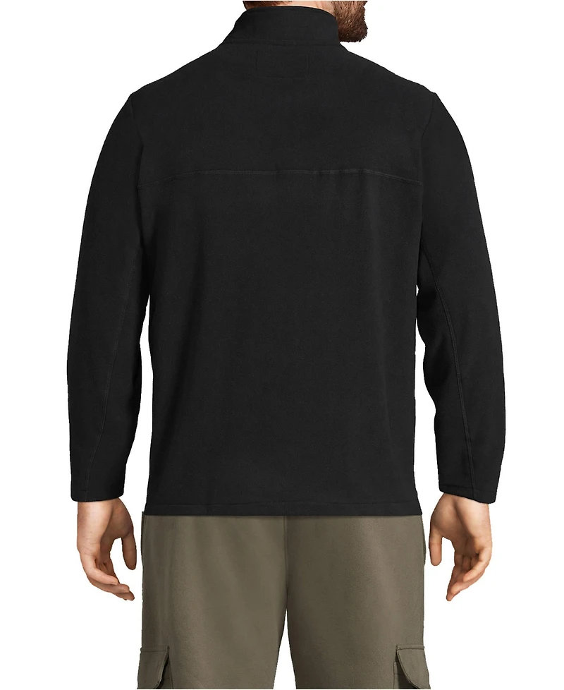 Lands' End Big & Tall Anyweather Fleece Quarter Zip Pullover