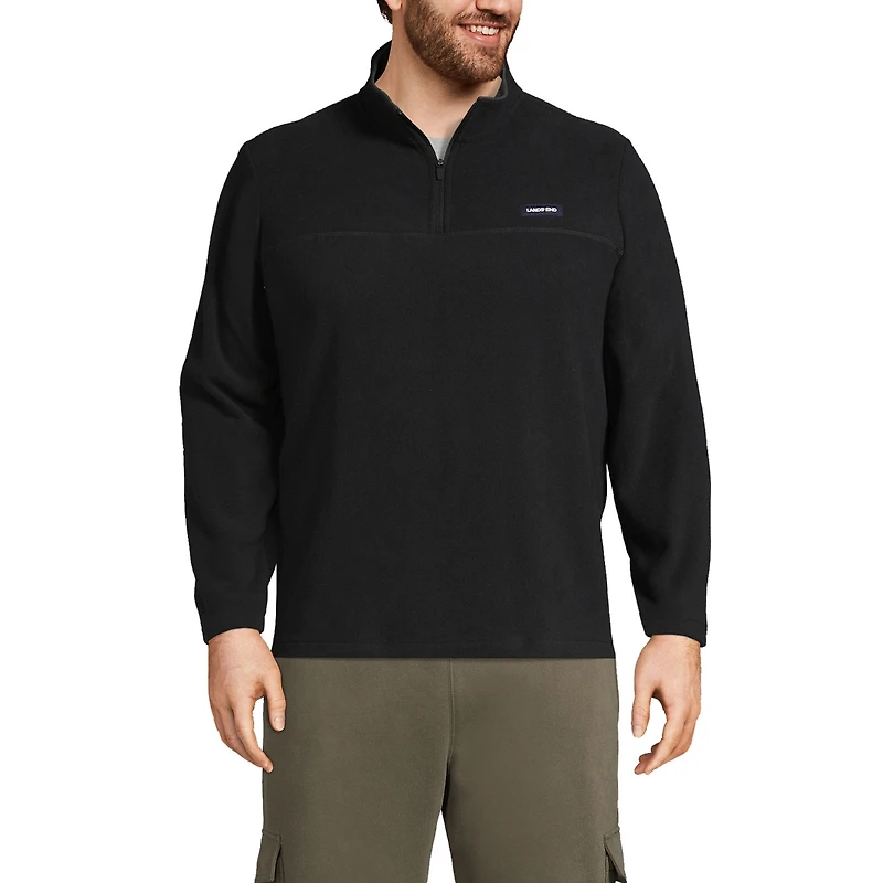 Lands' End Big & Tall Anyweather Fleece Quarter Zip Pullover