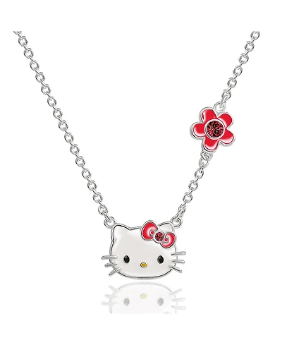 Hello Kitty Womens Birthstone Necklace 